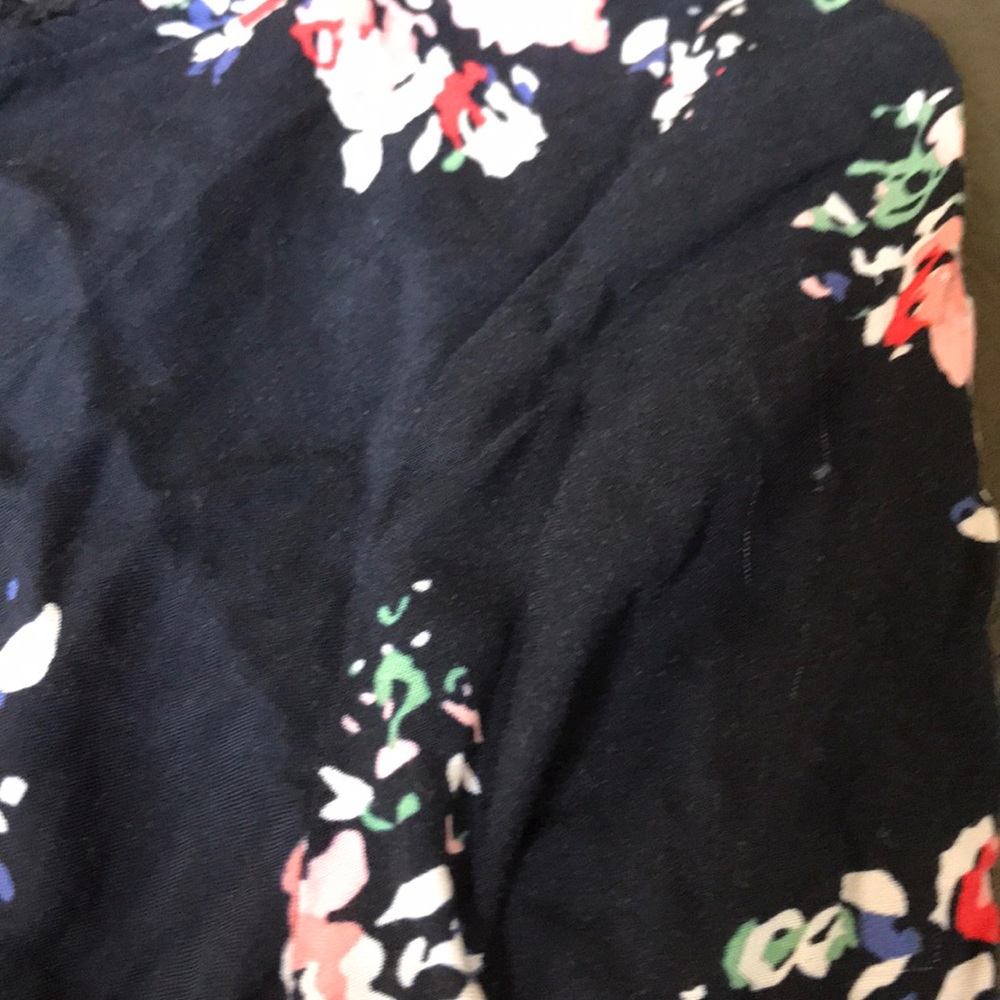 Band Of Gypsies Floral Faux Wrap High Low Dress S - Picture 6 of 6